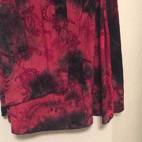 Velvet burnout top - Picture 3 of 5